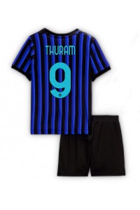 Inter Milan Marcus Thuram #9 Babyklær Hjemme Fotballdrakt til barn 2025-26 Korte ermer (+ Korte bukser)